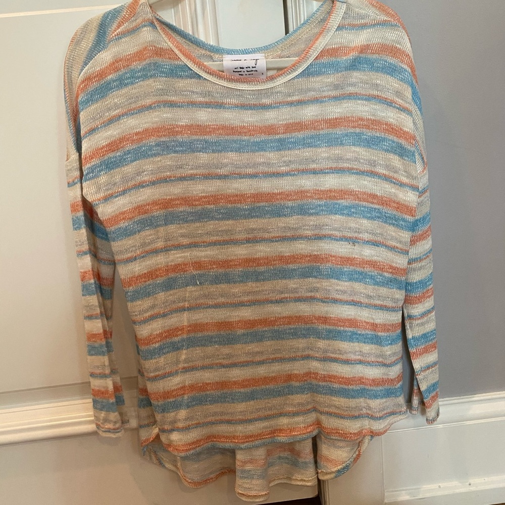 Sadie and Sage striped sweater